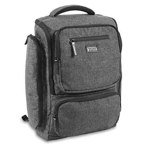 J World New York Novel Laptop Backpack, Black