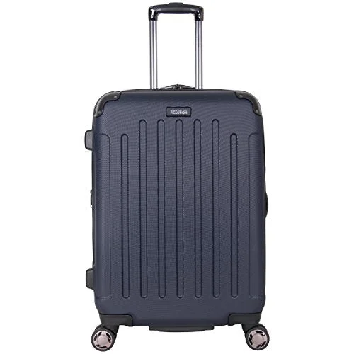 Kenneth Cole Reaction Renegade 24" Hardside Expandable 8-Wheel Spinner Checked Luggage, Navy