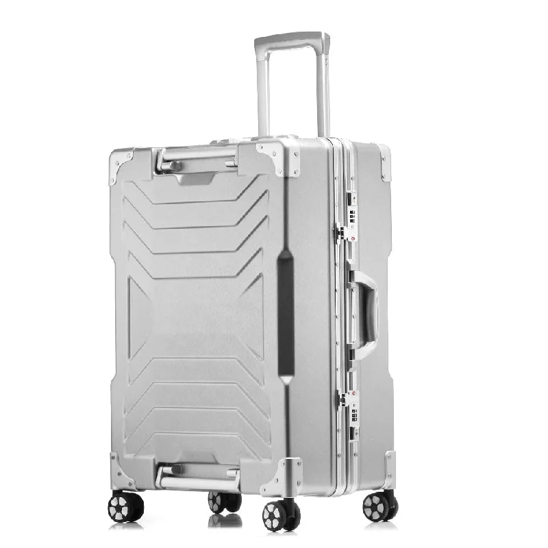 20''24''26''29''Large Capacity Aluminum Frame Suitcase Travel Trolley Luggage Tsa Lock Koffer