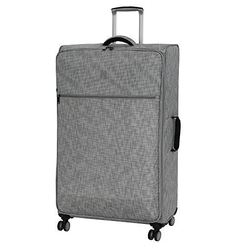 it luggage 34.4" Stitched Squares Lightweight Case, Flint Grey