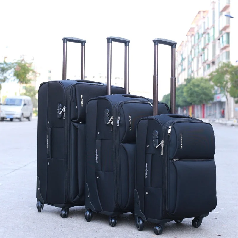 High Quality Waterproof Trolley Case,Universal Wheel Suitcase, Large Capacity Anti-Drop Password